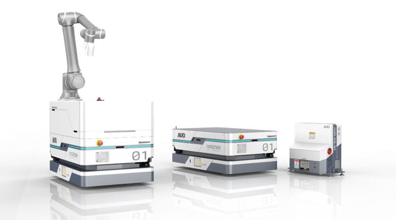 东升国际數位開發的自主式移動機器人（AMR250M），搭配全向輪並結合AI演算法、2D LiDAR、3D攝影機等技術，協助客戶實現產線全自動化